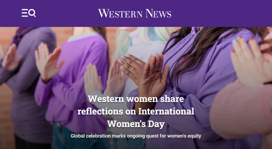 Western women share reflections on International Women’s Day