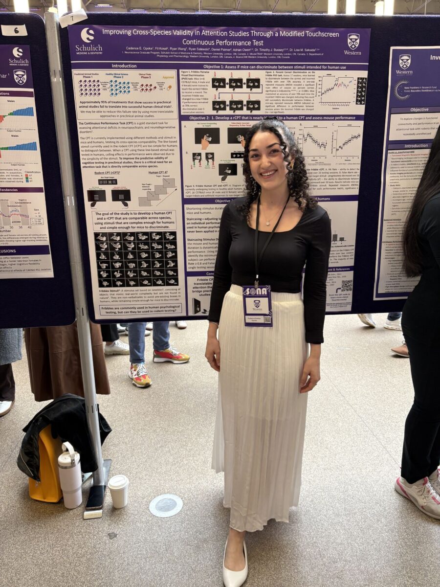 A Great year for our Grad Student, Cadence Opoka